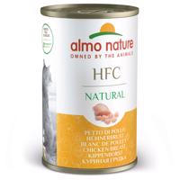 6x140g Almo Nature HFC Natural Csirkemell nedves macskatáp 5+1 ingyen!