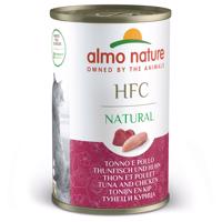 6x140g Almo Nature HFC Natural Tonhal & csirke nedves macskatáp 5+1 ingyen!