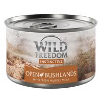 6x140g Wild Freedom Instinctive Open Bushlands fürj étrend-kiegészítő eledel macskáknak