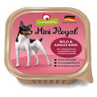 6x150g GranataPet Mini Royal tálcás nedves kutyatáp vegyes csomagban