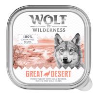 6x150g Wolf of Wilderness Adult Great Desert - pulyka nedves kutyatáp