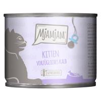 6x200g MjAMjAM Kitten - Finom borjú lazacolajjal nedves macskatáp