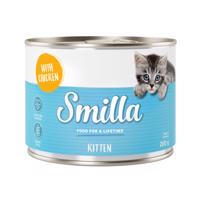 6x200g Smilla Kitten csirke nedves kölyökmacskatáp