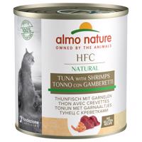 6x280g Almo Nature HFC nedves macskatáp-tonhal & garnéla