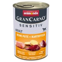 6x400g animonda GranCarno Adult Sensitive Pulyka & burgonya nedves kutyatáp