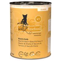 6x400g catz finefood marha & borjú konzerv nedves macskatáp