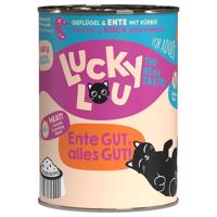 6x400g Lucky Lou Adult Szárnyas & kacsa nedves macskatáp