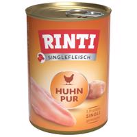 6x400g Rinti Singlefleisch nedves kutyatáp- Csirke pur