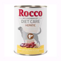 6x400g Rocco Diet Care Hepatic csirke, zabpehely & túró nedves kutyatáp