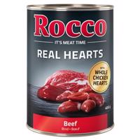 6x400g Rocco Real Hearts marha nedves kutyatáp