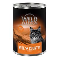 6x400g Wild Freedom Adult nedves macskatáp - White Infinity - ló & csirke