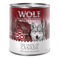 6x400g Wolf of Wilderness 'The Taste Of' nedves kutyatáp- Canada