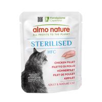 6x50g Almo Nature HFC Sterilised Csirkefilé nedves macskatáp