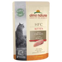 6x55g Almo Nature HFC Kitten csirke nedves kiscicatáp