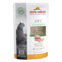 6x55g Almo Nature HFC Natural Plus Csirkemell nedves macskatáp 5+1 ingyen