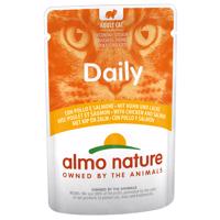 6x70g  Almo Nature Daily Menu nedves macskatáp-Csirke & lazac