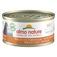 6x70g Almo Nature HFC Natural csirke & sajt nedves macskatáp