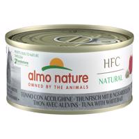 6x70g Almo Nature HFC Natural Tonhal & fiatal szardella nedves macskatáp