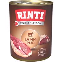 6x800 g Rinti Singlefleisch nedves kutyatáp- Bárány pur