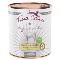 6x800 g Terra Canis Hypoallergen ló & csicsóka nedves kutyatáp