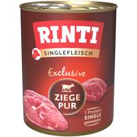 6x800g RINTI Singlefleisch Exclusive kecske pur nedves kutyatáp