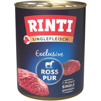 6x800g RINTI Singlefleisch Exclusive ló pur nedves kutyatáp