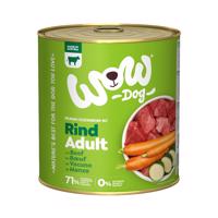 6x800g WOW Dog Adult marhahús nedves kutyatáp