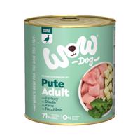 6x800g WOW Dog Adult pulyka nedves kutyatáp