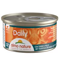 6x85g Almo Nature Daily Menu Csirke & tonhal mousse nedves macskatáp 5+1 ingyen