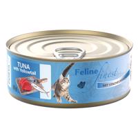 6x85g Porta21 Feline Finest Tonhal & tüskés makréla nedves macskatáp