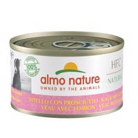 6x95g Almo Nature HFC Borjú & sonka nedves kutyatáp 15% árengedménnyel