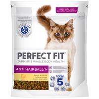 750g Perfect Fit Anti Hairball 1+ csirke száraz macskatáp