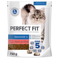 750g Perfect Fit Indoor 1+ marha száraz macskatáp