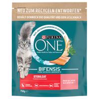 750g PURINA ONE Sterilcat lazac száraz macskatáp 15% kedvezménnyel