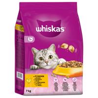 7kg Whiskas 1+ csirke száraz macskatáp 15% kedvezménnyel