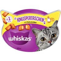 8x60g Whiskas Temptations csirke & sajt ropogós falatok macskasnack