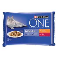 8x85g PURINA ONE Adult nedves macskatáp vegyesen