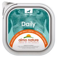 9x300g Almo Nature Daily Borjú & sárgarépa nedves kutyatáp 15% árengedménnyel