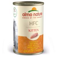 Almo Nature HFC gazdaságos csomag 12 x 140 g - Kitten: csirke