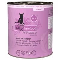 catz finefood konzerv gazdaságos csomag 12 x 800 g - Bárány & nyúl