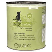 catz finefood konzerv gazdaságos csomag 24 x 800 g - Lazac & szárnyas