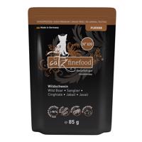 catz finefood Purrrr tasakos gazdaságos csomag 24 x 85 g - No. 109 vaddisznó