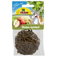 JR Farm fűzfa labda almával snacklabda & játék kisállatoknak, kb. 8 cm