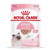 Kiegészítés a száraztáphoz 12x85g Royal Canin Kitten Loaf nedvestáp