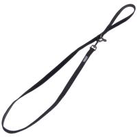 Nomad Tales Calma nyakörvhöz illő póráz kutyáknak, ebony (ébenfekete) 120 cm hosszú, 15 mm széles