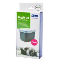 Savic Hop In macska WC - Kiegészítő tartozék: Savic Bag it Up alomalátét - Hop In - 6 darab