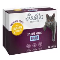 Smilla Adult Light falatok zöldséggel szószban - 12 x 85 g