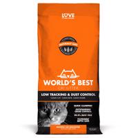 Sparpaket: 2x12,7kg World's Best Cat Litter Low-Tracking macskaalom